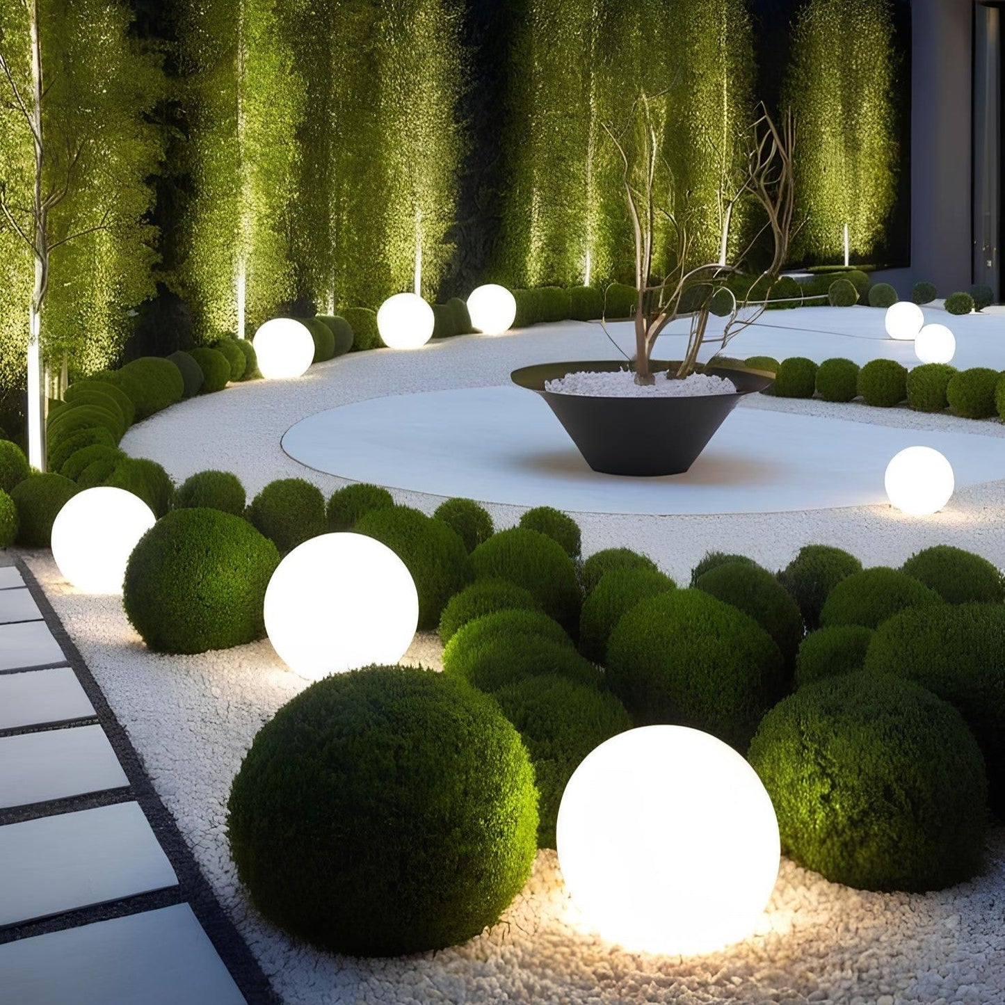 GlowSphere – Moderne LED Kugelleuchten für Innen und Außendekoration