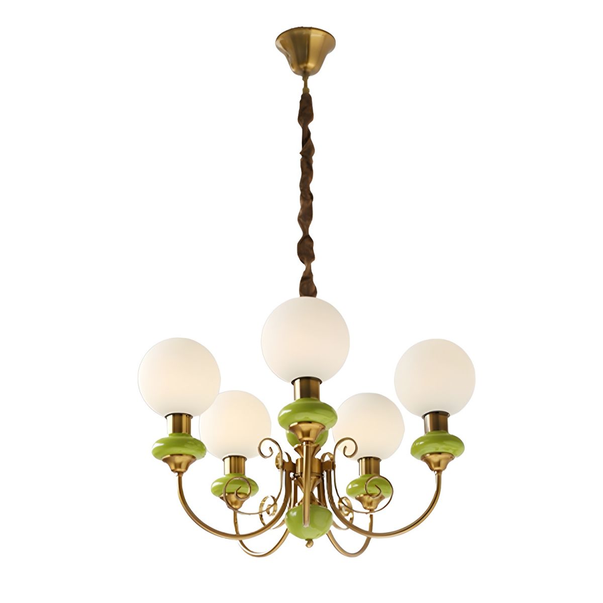 Elegante Leuchten - Kreativer Art Déco-Kronleuchter
