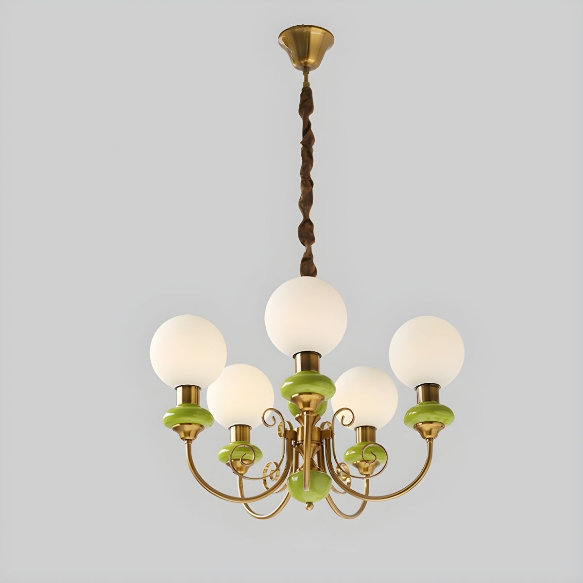 Elegante Leuchten - Kreativer Art Déco-Kronleuchter