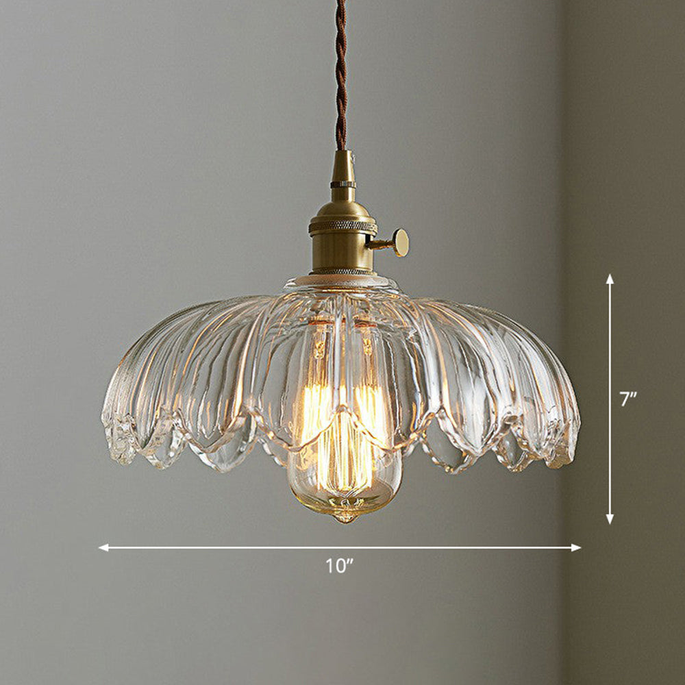 LichtKunst Exquisites Design Hängeleuchte – hochwertige Hängeleuchte aus transparentem Glas für ein helles Ambiente.