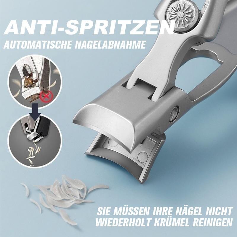 Nagelmeister | Professioneller ultrascharfer Nagelknipser für dicke Nägel | Silber