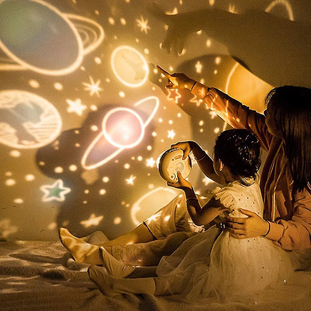 DreamGlow – Nachtlicht Mit Projektor Und Fernbedienung