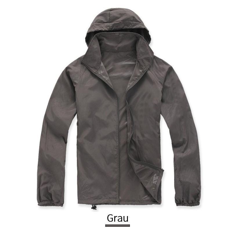 Windfeld | Unisex leichte wasserdichte Windjacke | Weiß