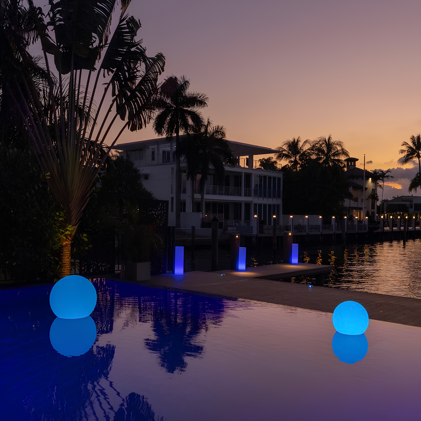 GlowSphere – Moderne LED Kugelleuchten für Innen und Außendekoration