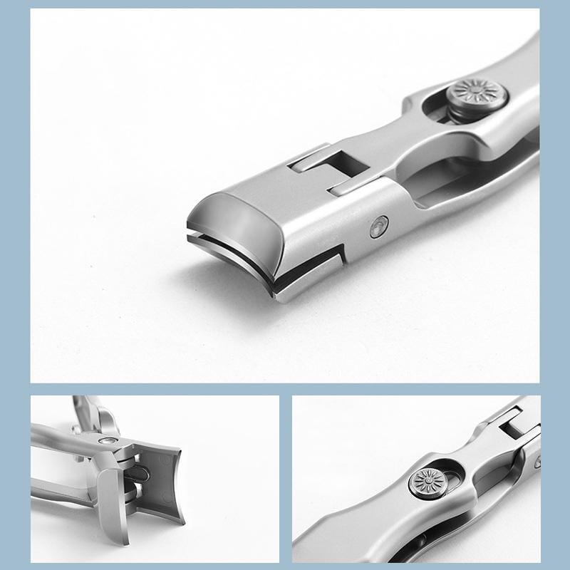 Nagelmeister | Professioneller ultrascharfer Nagelknipser für dicke Nägel | Silber