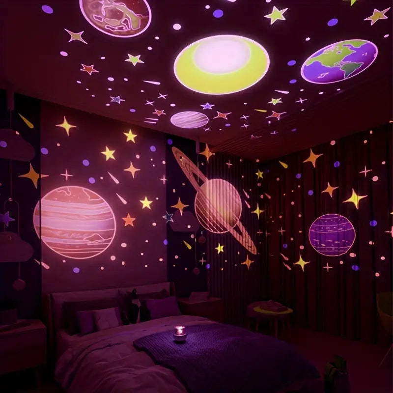 DreamGlow – Nachtlicht Mit Projektor Und Fernbedienung