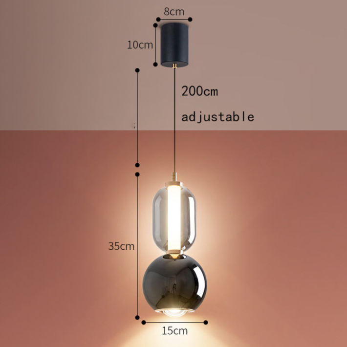 Hängeleuchte Feines Design LichtPerle – stilvolle Hängeleuchte mit feinem Design von LichtPerle für moderne Küchen.