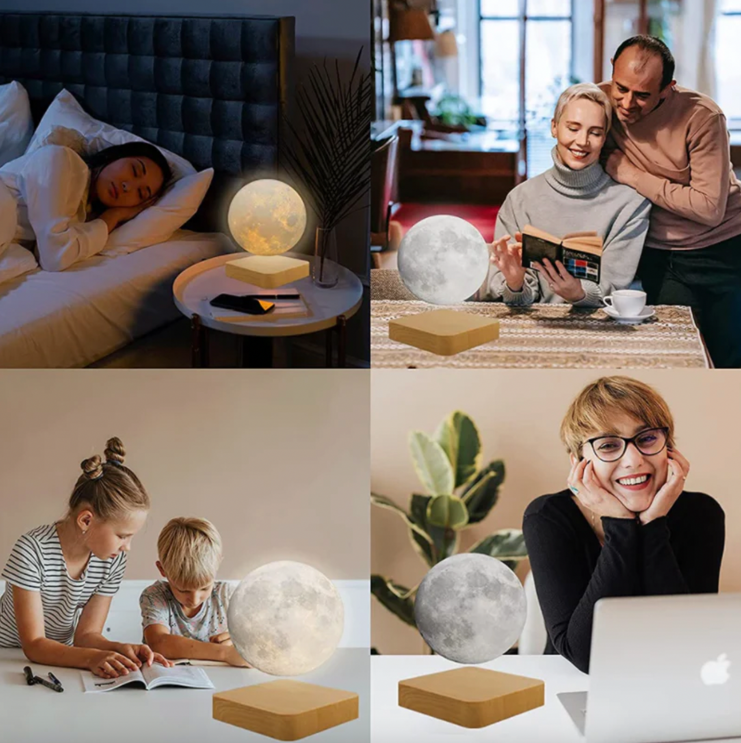 LED-Tischleuchte mit schlichtem Design und angenehmer Beleuchtung.