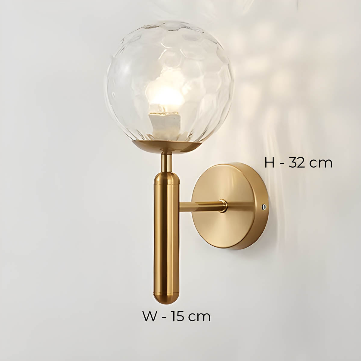 GlobeGlow Moderne Wandleuchte – Schafft eine einladende und luxuriöse Atmosphäre.
