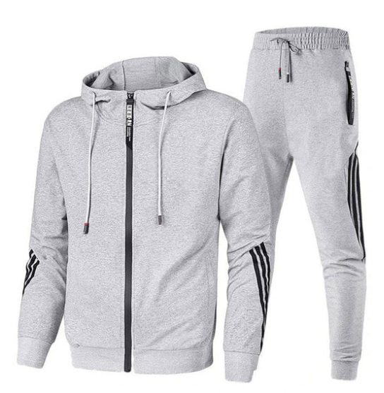 Matheo | Herren luftiges Leinen-Set mit Jacke & Hose | Marineblau