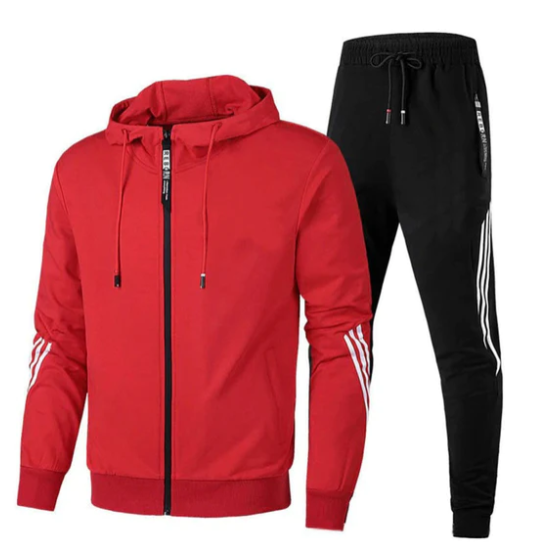 Matheo | Herren luftiges Leinen-Set mit Jacke & Hose | Marineblau