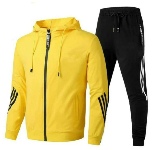 Matheo | Herren luftiges Leinen-Set mit Jacke & Hose | Marineblau