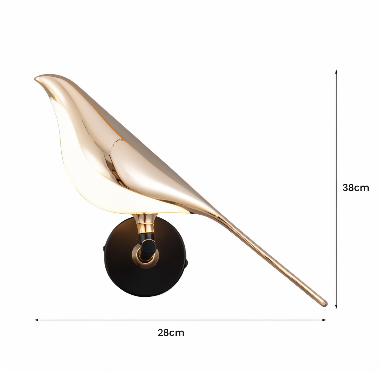 Stilvoll und zeitlos – LumeBird Vogel-Wandleuchte für Ihre Wohnraumbeleuchtung.