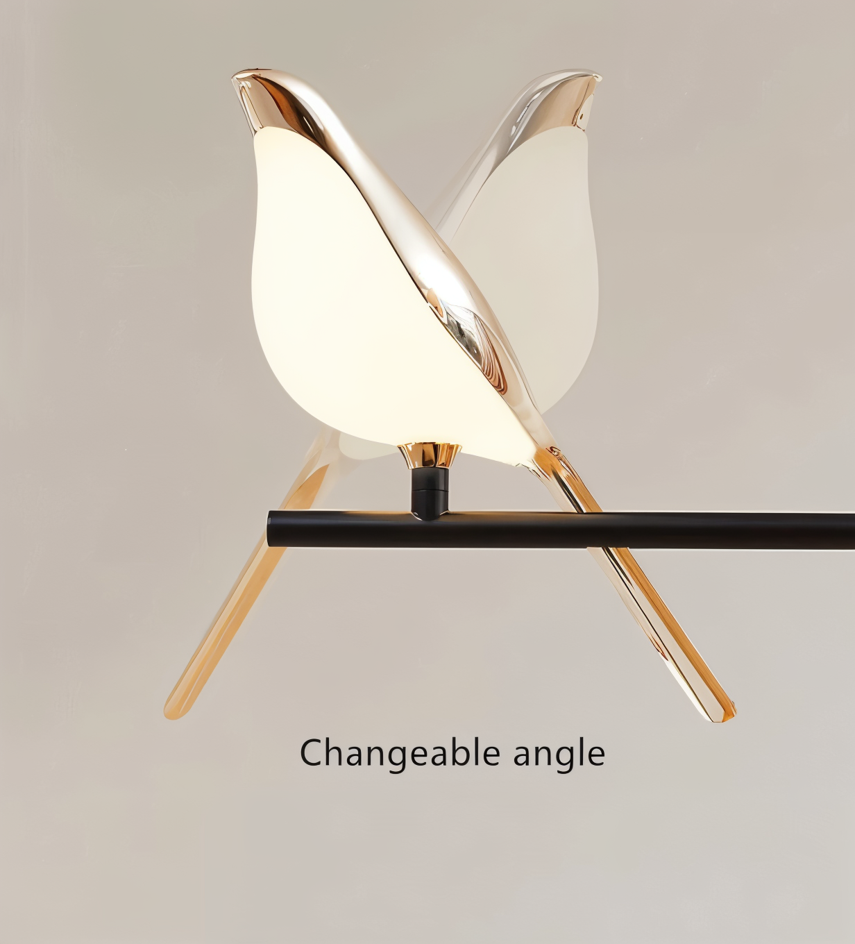 Zeitloses Lichtdesign mit der LumeBird eleganten Vogel-Wandleuchte.