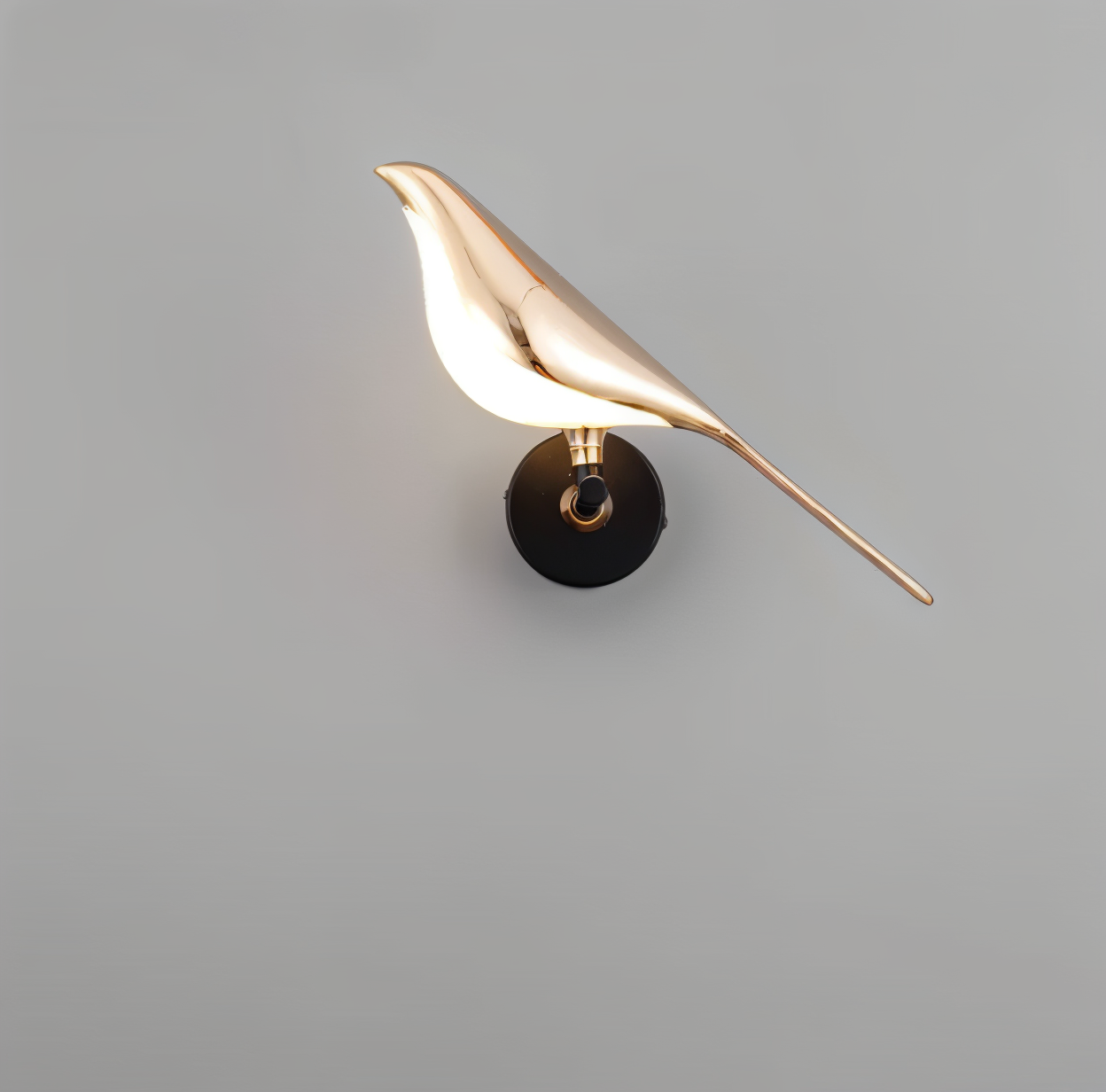 LumeBird Wandleuchte – stilvolle Vogeloptik für eine elegante Atmosphäre.