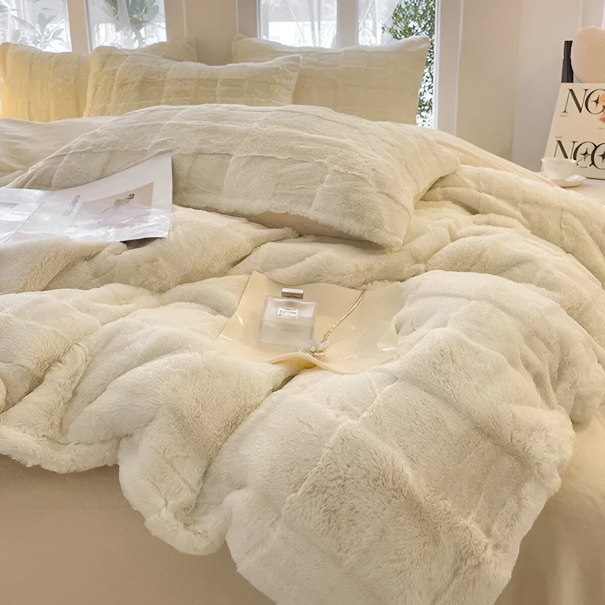 Luxu Bettwäsche-Set Schlafzimmer Stilvoller Komfort Für Ihr hebt die Schlafatmosphäre auf ein neues Niveau und lädt zum Entspannen ein.