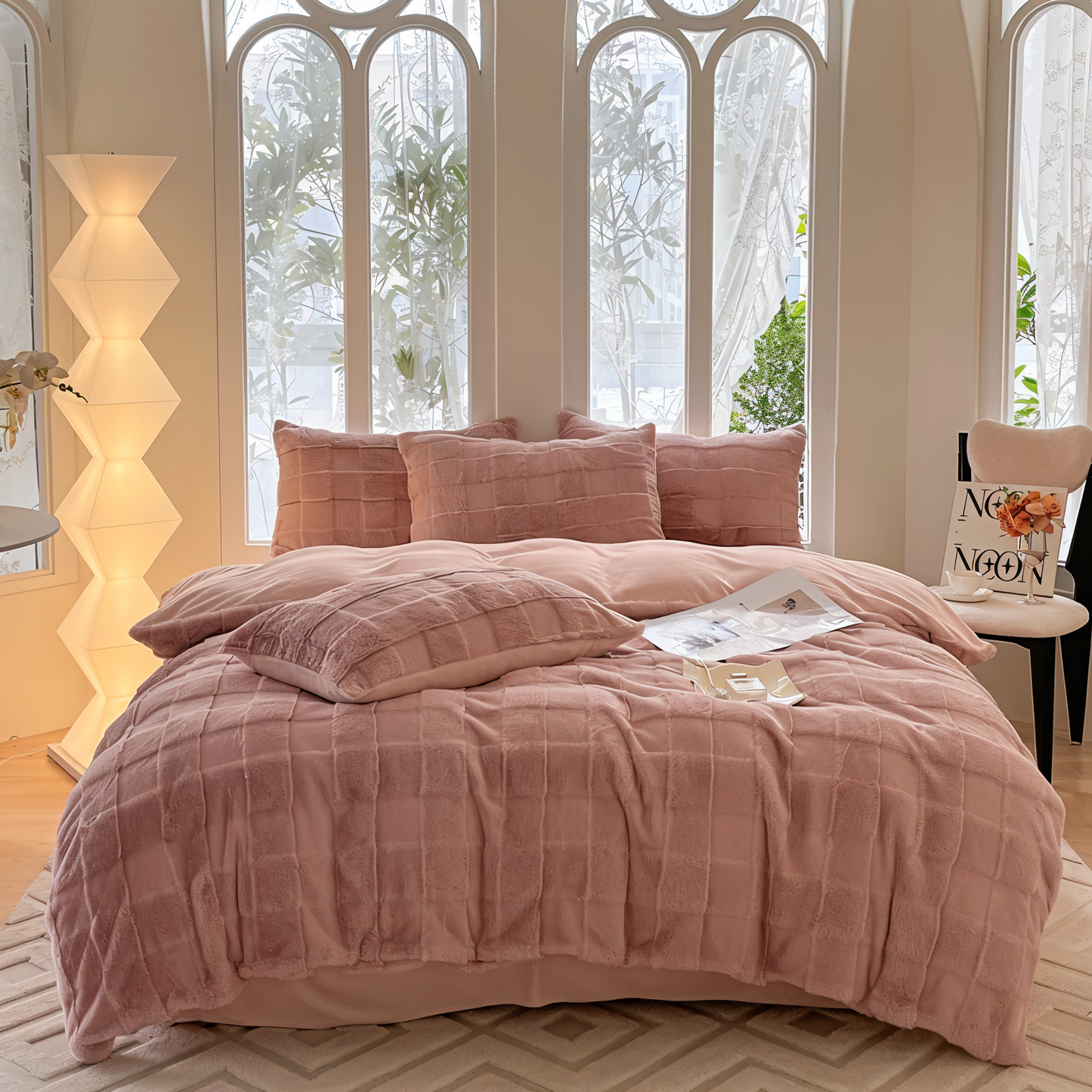 Luxu Bettwäsche-Set Für Ihr Schlafzimmer Stilvoller Komfort schafft eine einladende Wohlfühlatmosphäre beim Schlafen.