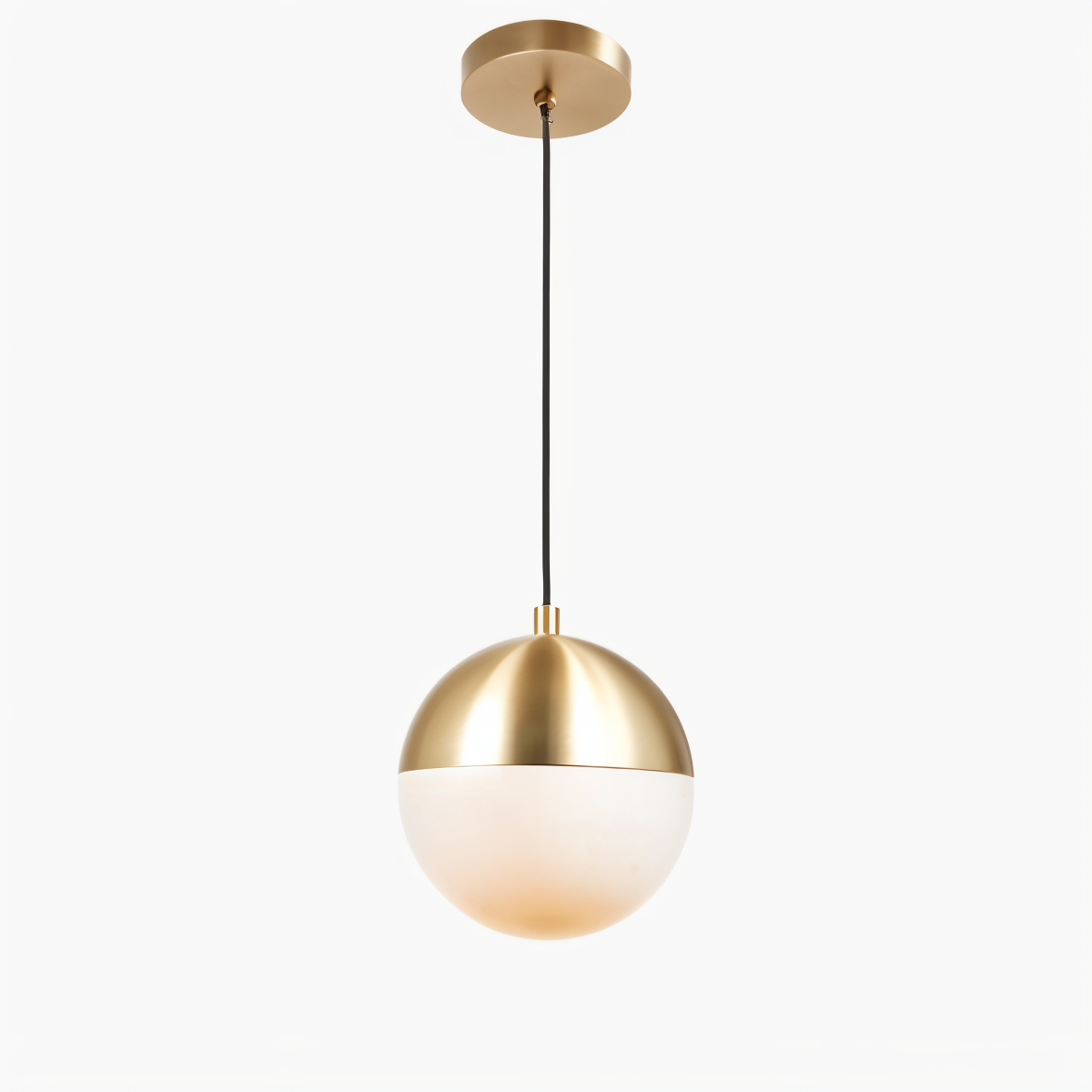 Schlafzimmer elegant beleuchten mit den GlowSphere minimalistischen Hängelampen.