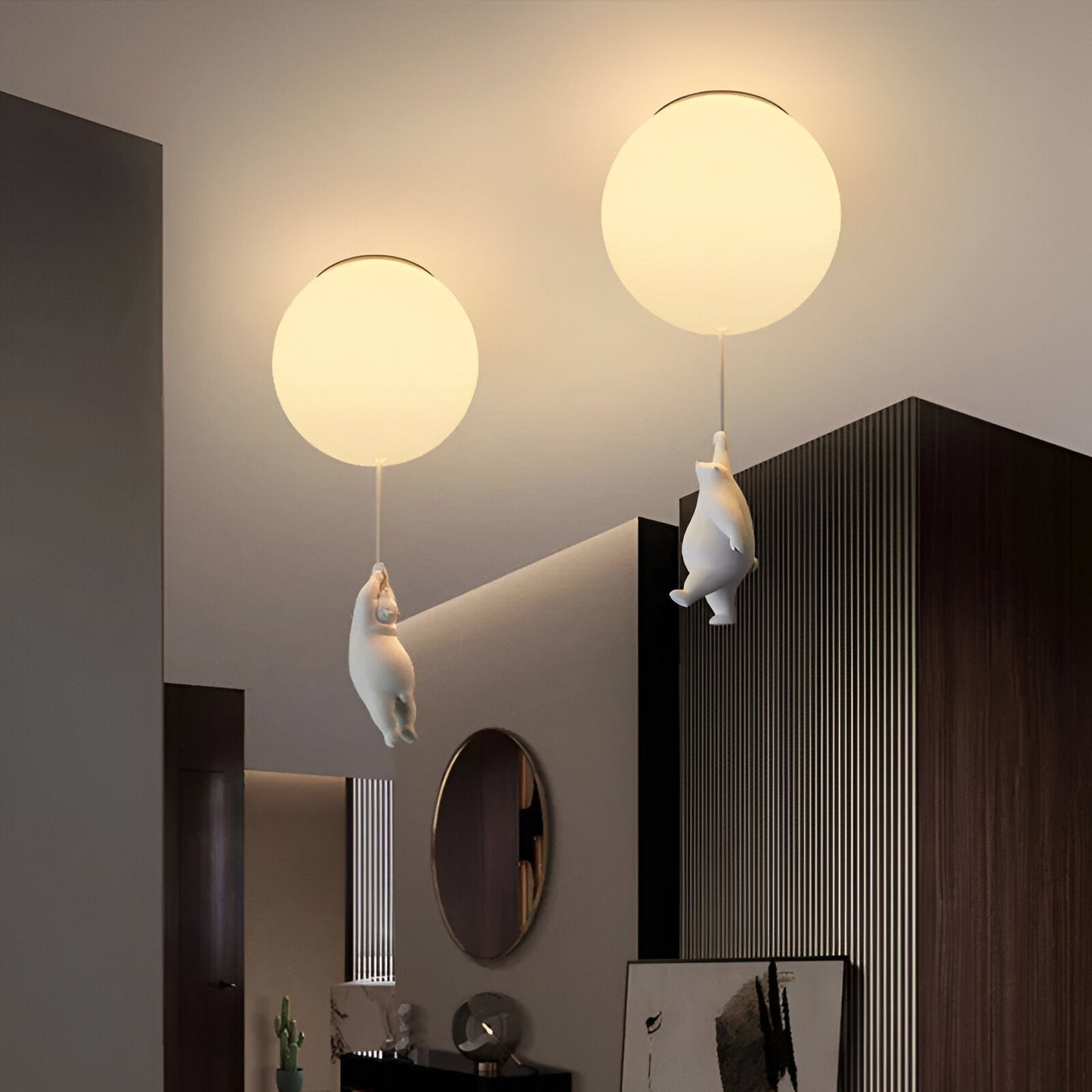Kreative Bär-Lampen von PolarGlow – perfekte Kombination aus Licht und Kunst.