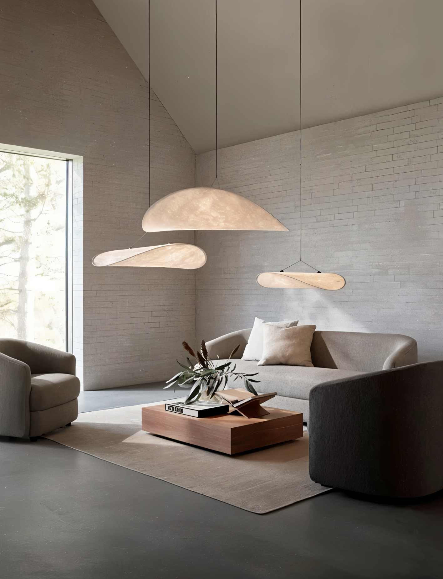 Wohnräume verschönern mit der LunaCloud Pendelleuchte im eleganten Design.