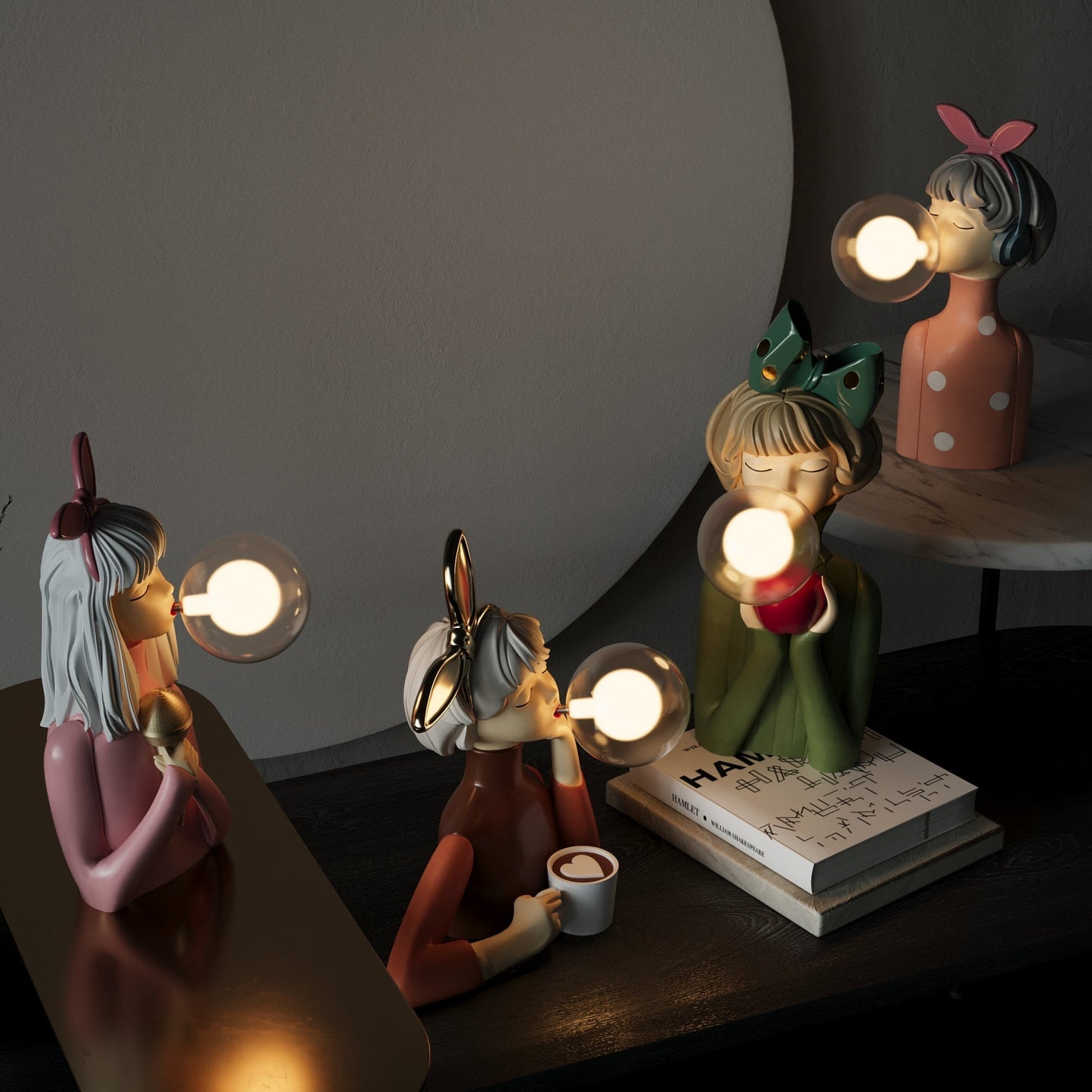 ArtLume Tischlampe als perfekte Kombination aus Funktion und Dekoration.