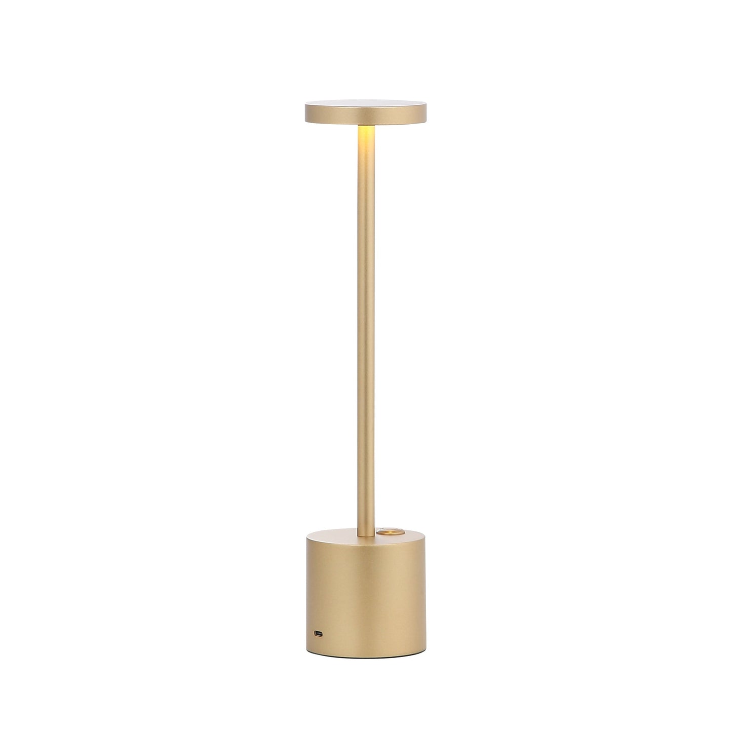 Zeitgenössische LED-Lampe mit minimalistischem und schlichtem Stil.