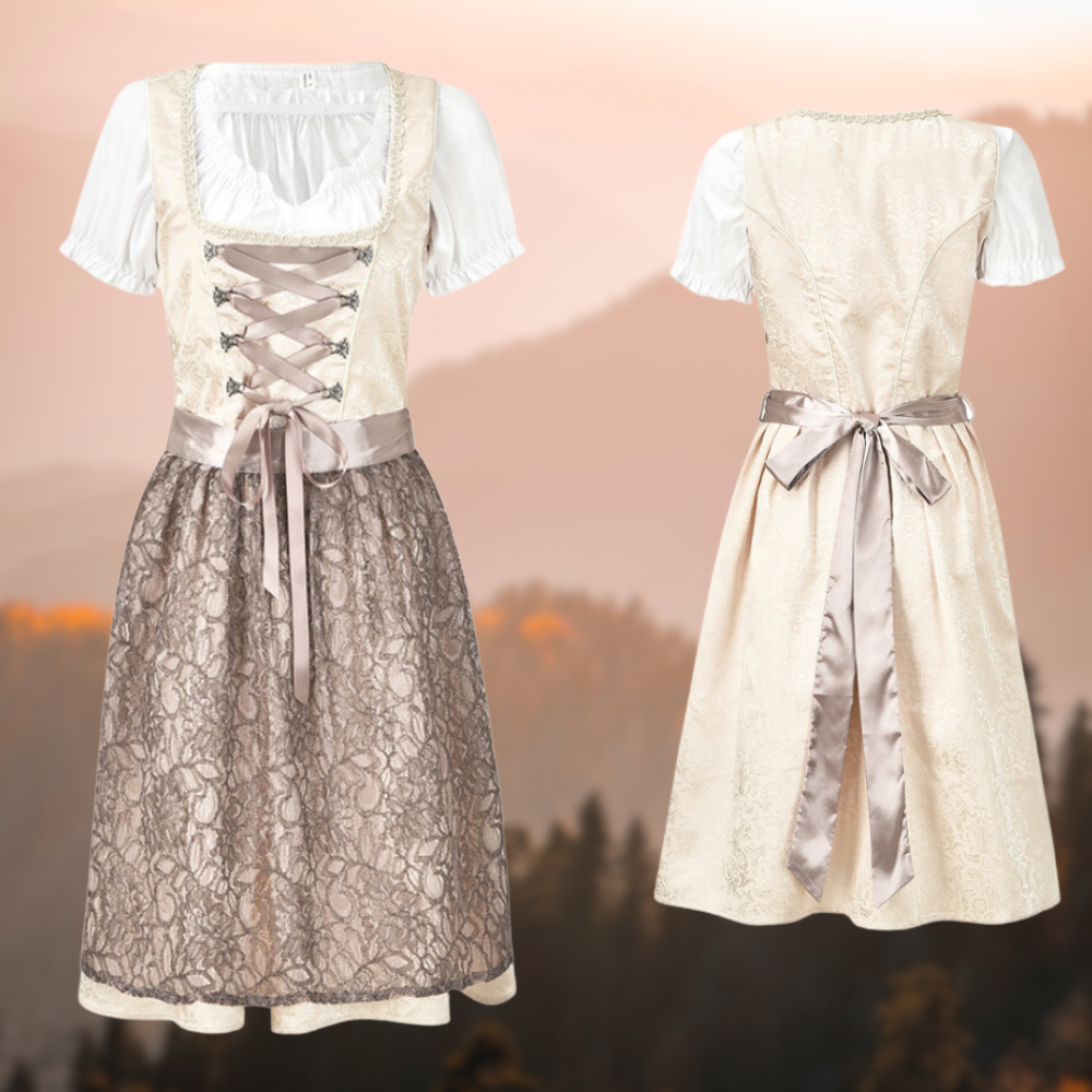 Damen Stilvoll Oktoberfest Dirndl Kleid