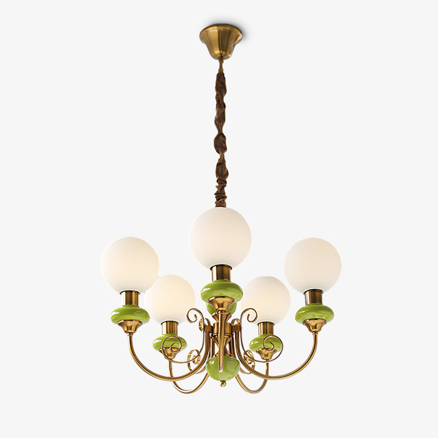 Elegante Leuchten - Kreativer Art Déco-Kronleuchter