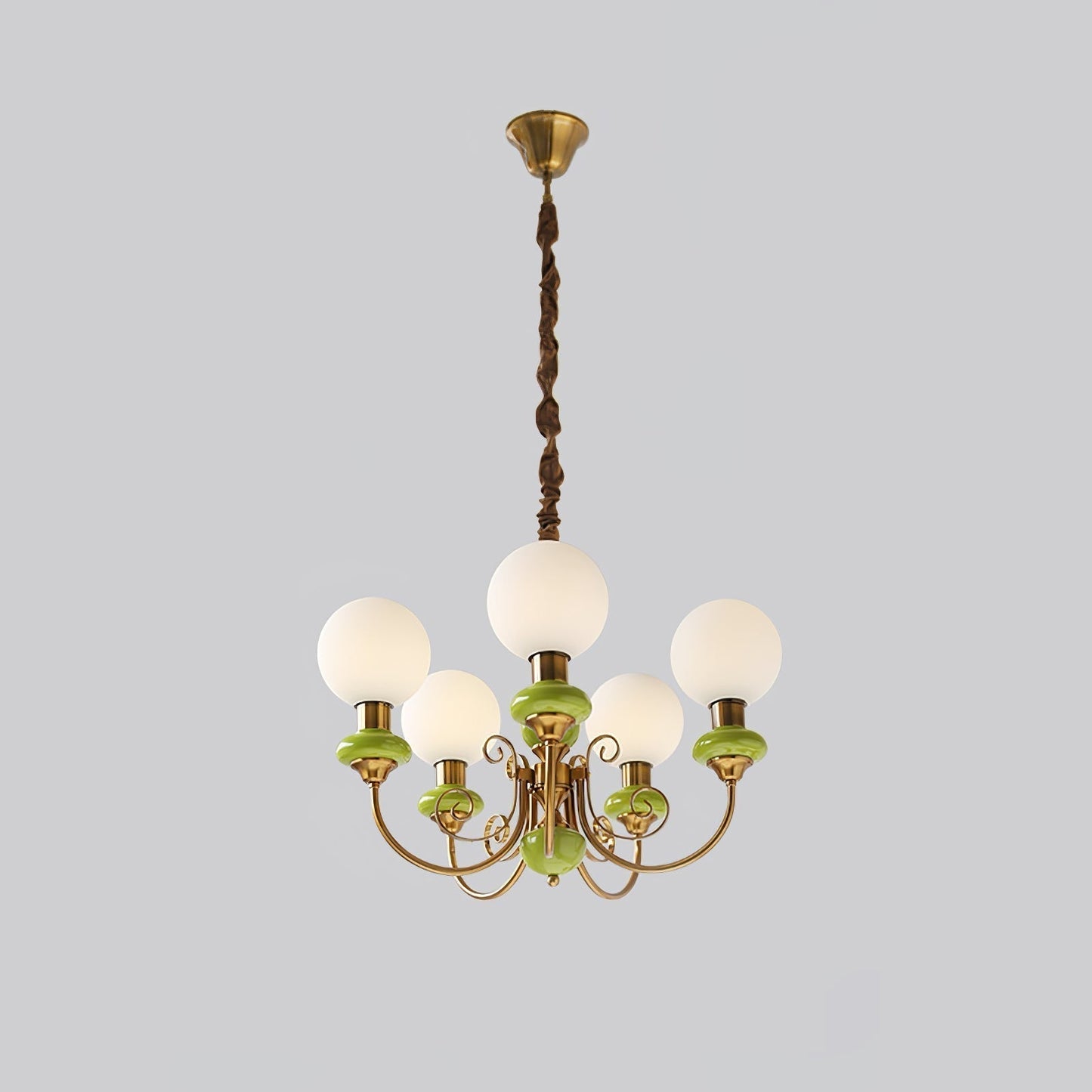 Elegante Leuchten - Kreativer Art Déco-Kronleuchter