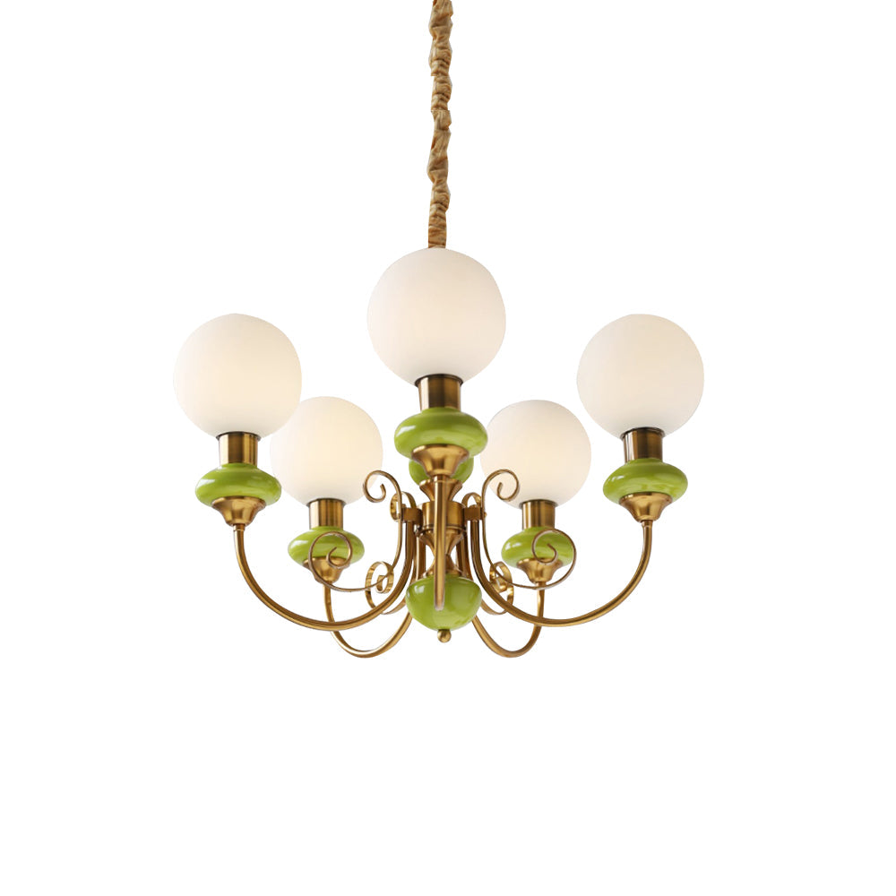 Elegante Leuchten - Kreativer Art Déco-Kronleuchter