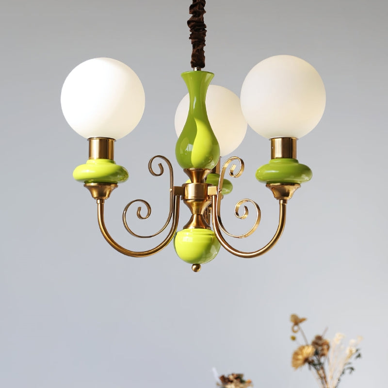 Elegante Leuchten - Kreativer Art Déco-Kronleuchter