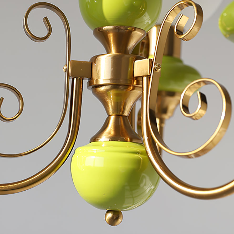 Elegante Leuchten - Kreativer Art Déco-Kronleuchter