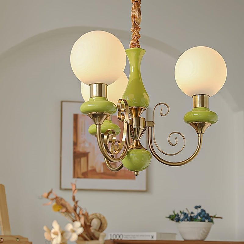 Elegante Leuchten - Kreativer Art Déco-Kronleuchter