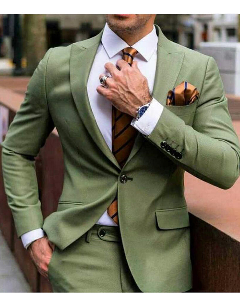 Herren Moderne Hochzeitsgast Anzug | 3-Teilig