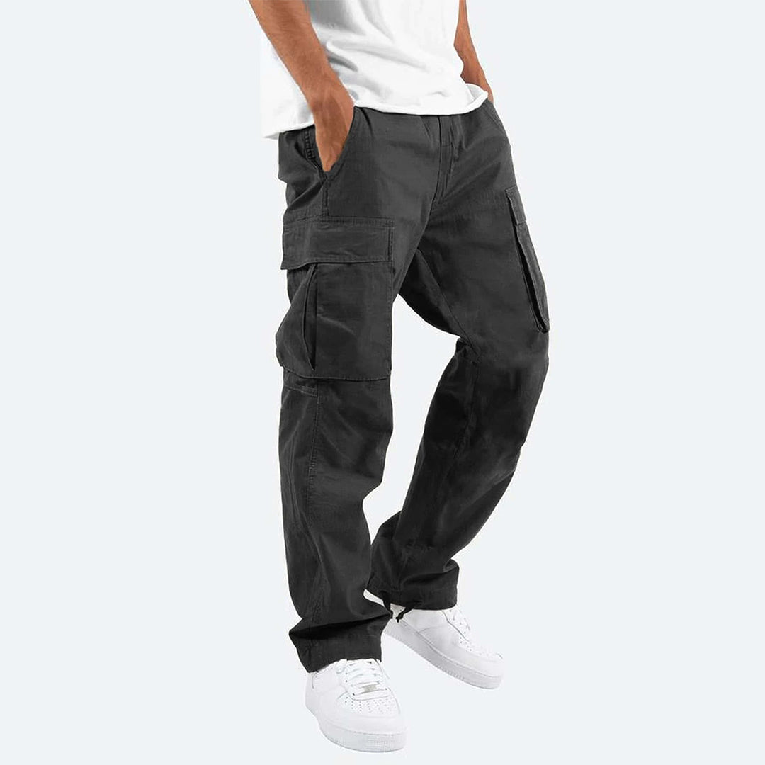 Ryder | Herren Cargo Hose mit praktischen Taschen | Schwarz