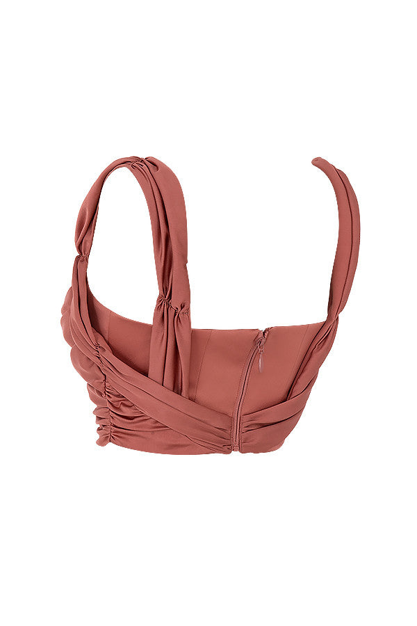 Damen Korsett Top | Rosa