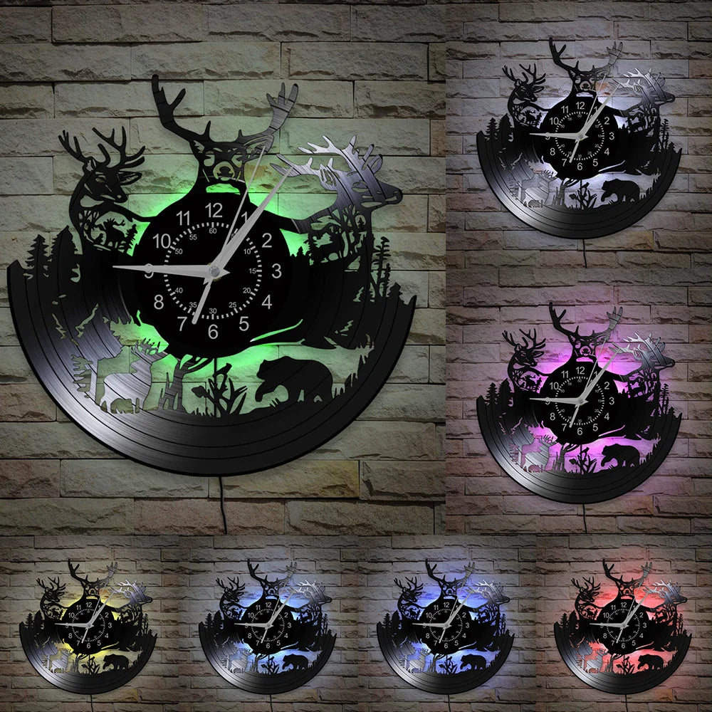 GlowShine Kombiniert Kreativität Mit Funktionalität In Der Home Decor Wandleuchte Mit LED-Beleuchtung Und Uhr Design.