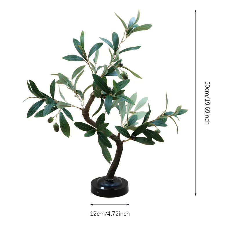 LumiLuxe Beleuchteter Olivenbaum – Dekoratives Highlight für jedes Interieur.