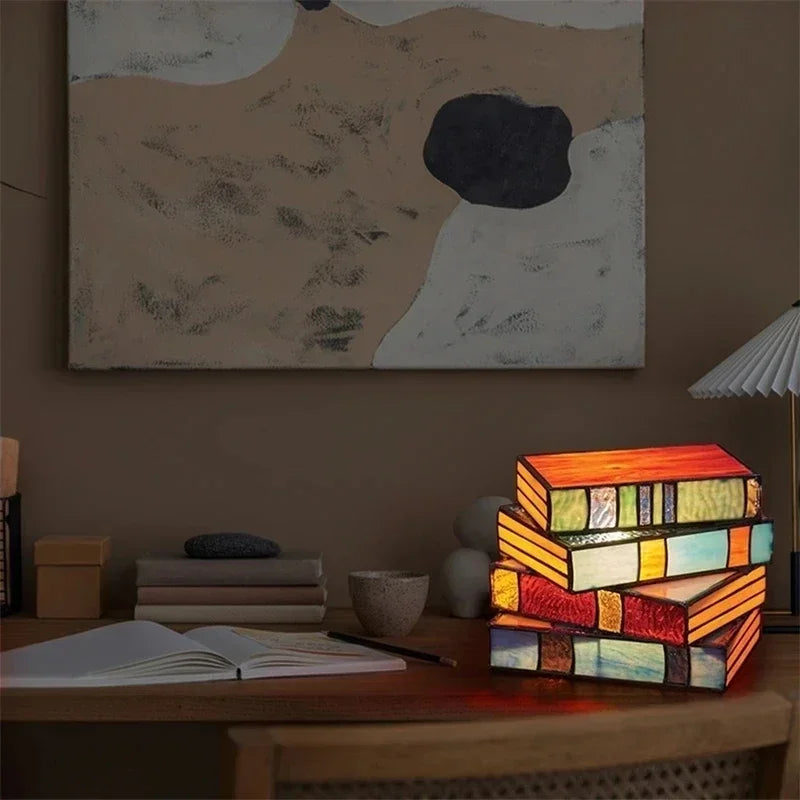 BiblioGlow - Accessoires Stimmungsvolle Bücherlampe Für Einzigartige Dekoration