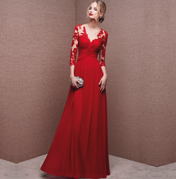 Stilvolles Hochzeitsgastkleid für Damen | Maxi