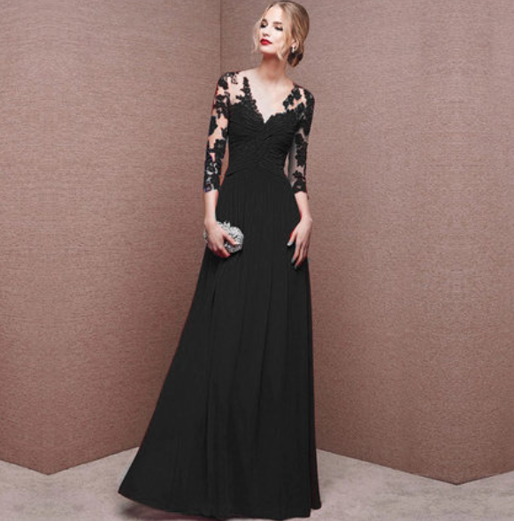 Stilvolles Hochzeitsgastkleid für Damen | Maxi