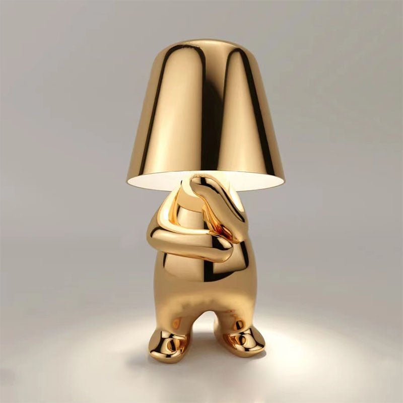 Skulpturale Reflecto Tischlampe für ein stilvolles Ambiente.
