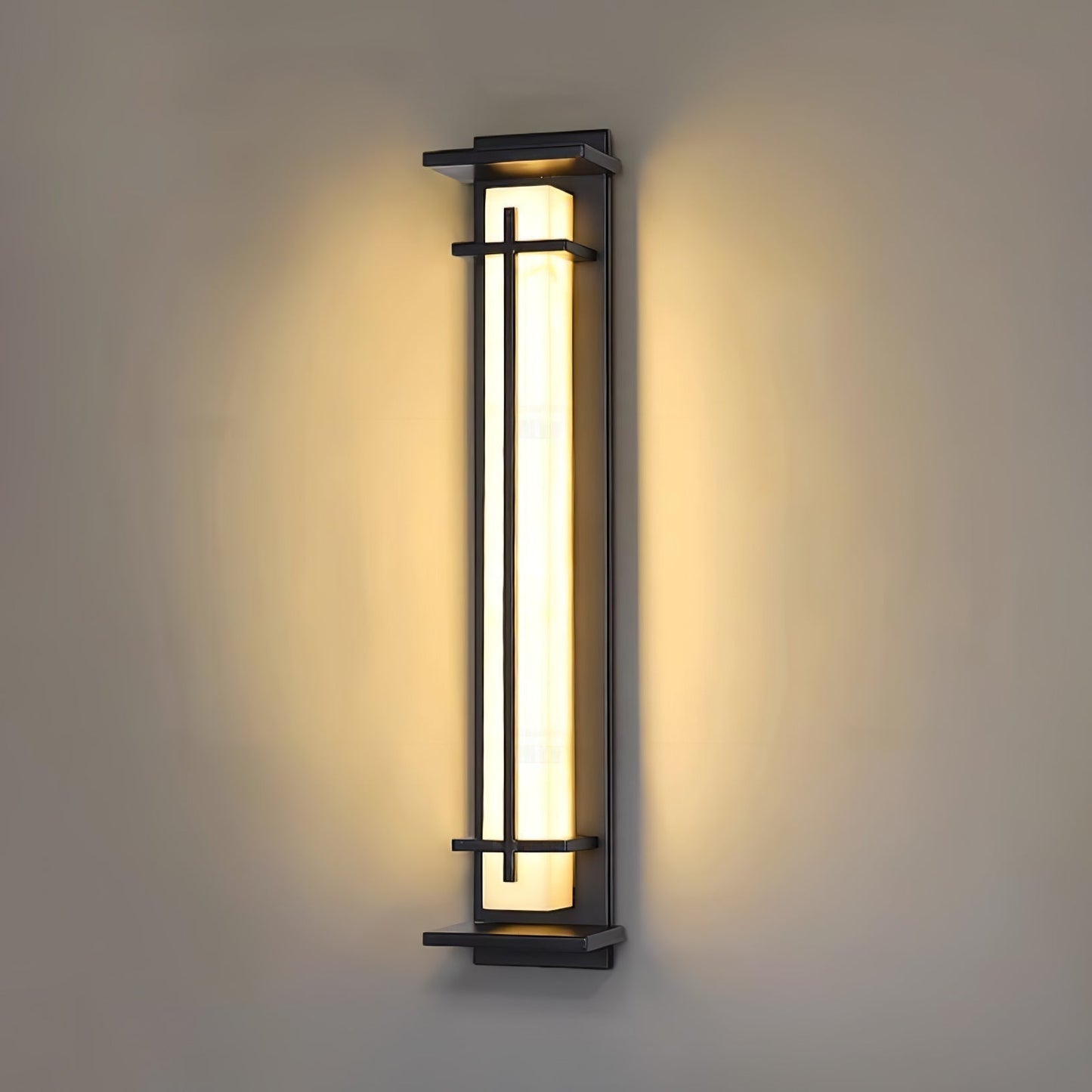 Square Elegance - Væglampe med Udendørs belysning design für modernes Außenambiente