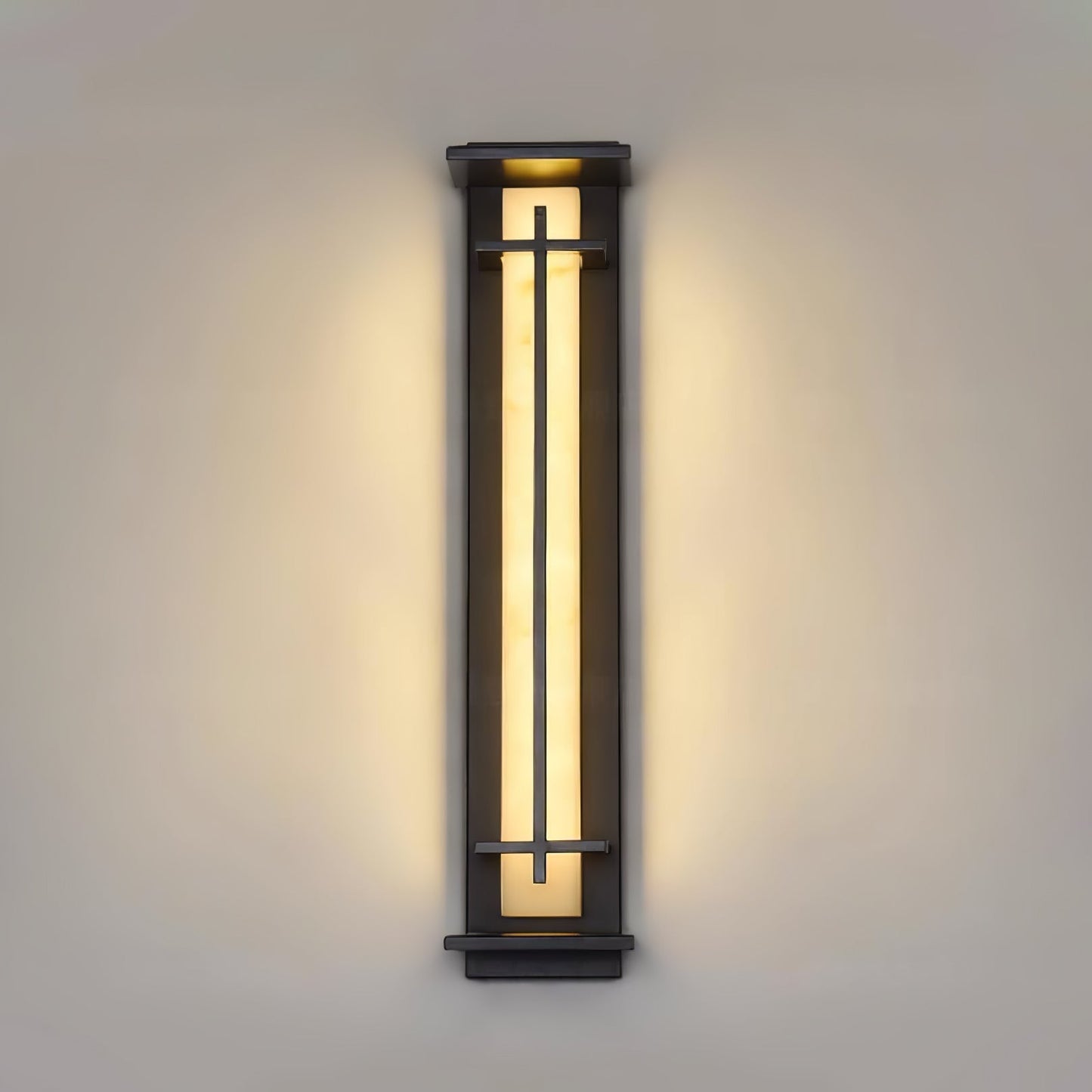 Square Elegance - Væglampe med Udendørs belysning design als stilvolle Lichtquelle
