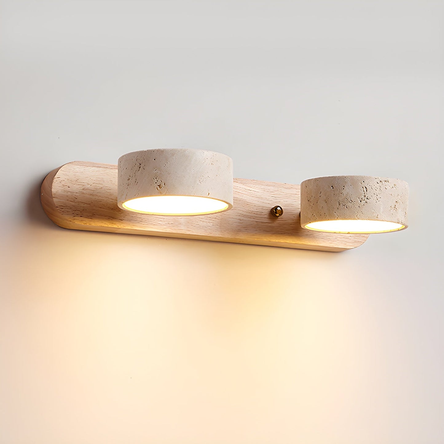 Travertine Duo - Væglampe med Boligindretning elementer für ästhetisches Raumdesign
