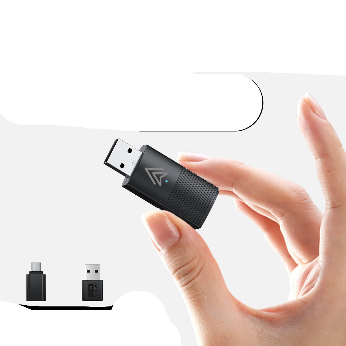 Kompaktes Design und kabellose Technik – SmartConnect Mini-2-in-1-CarPlay.
