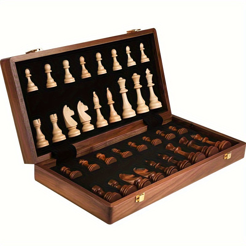 Schachset ChessCraft, perfekt für stilvolle Spiele und sichere Aufbewahrung.