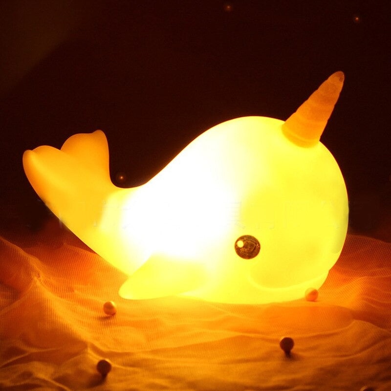 Lichtfreund | Kabellose Nachtlampe mit Tiermotiv für Geborgenheit & Sicherheit | Gelb
