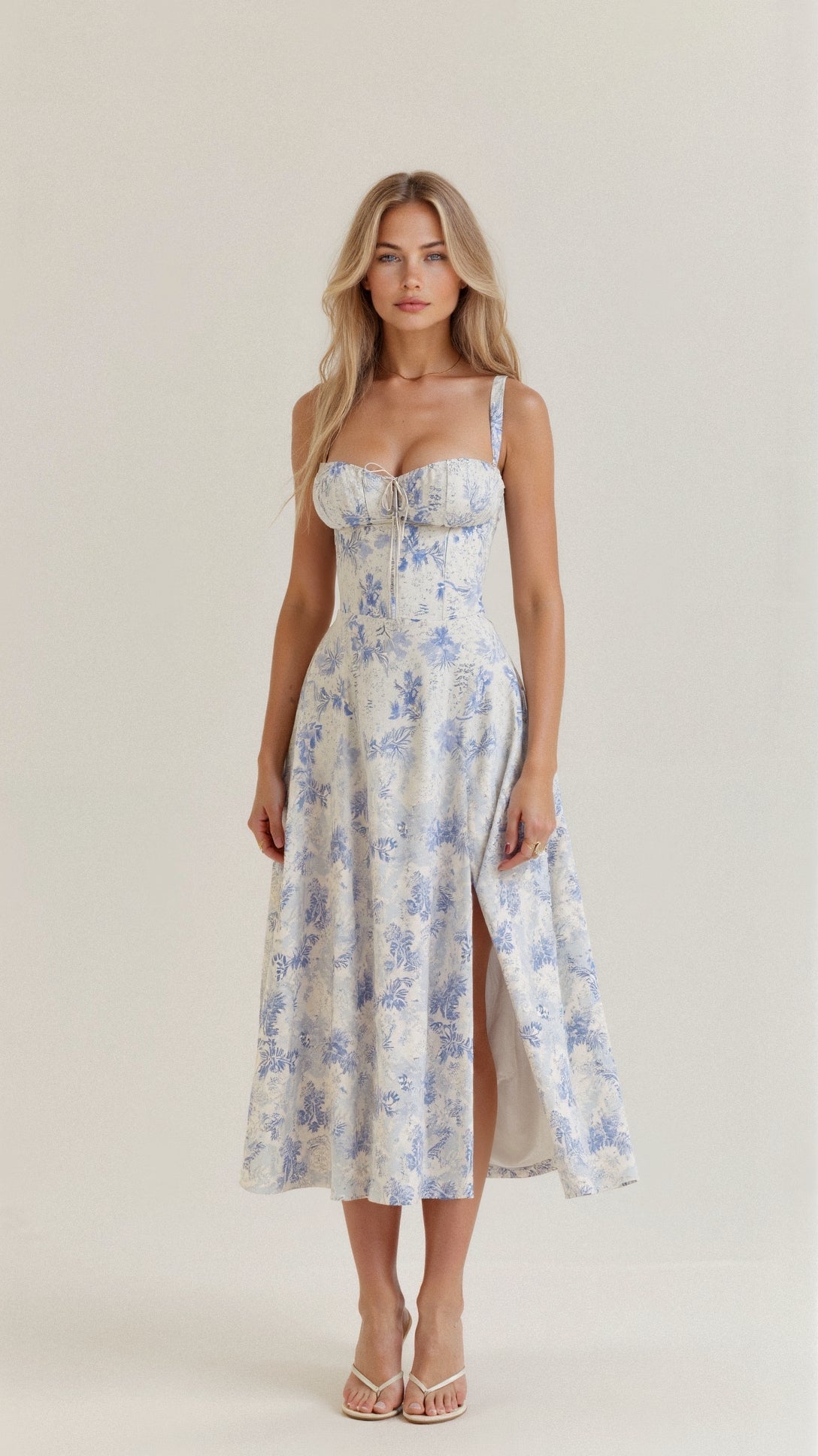 Elegantes Sommerkleid Mit Blumenmuster Für Damen | Mini