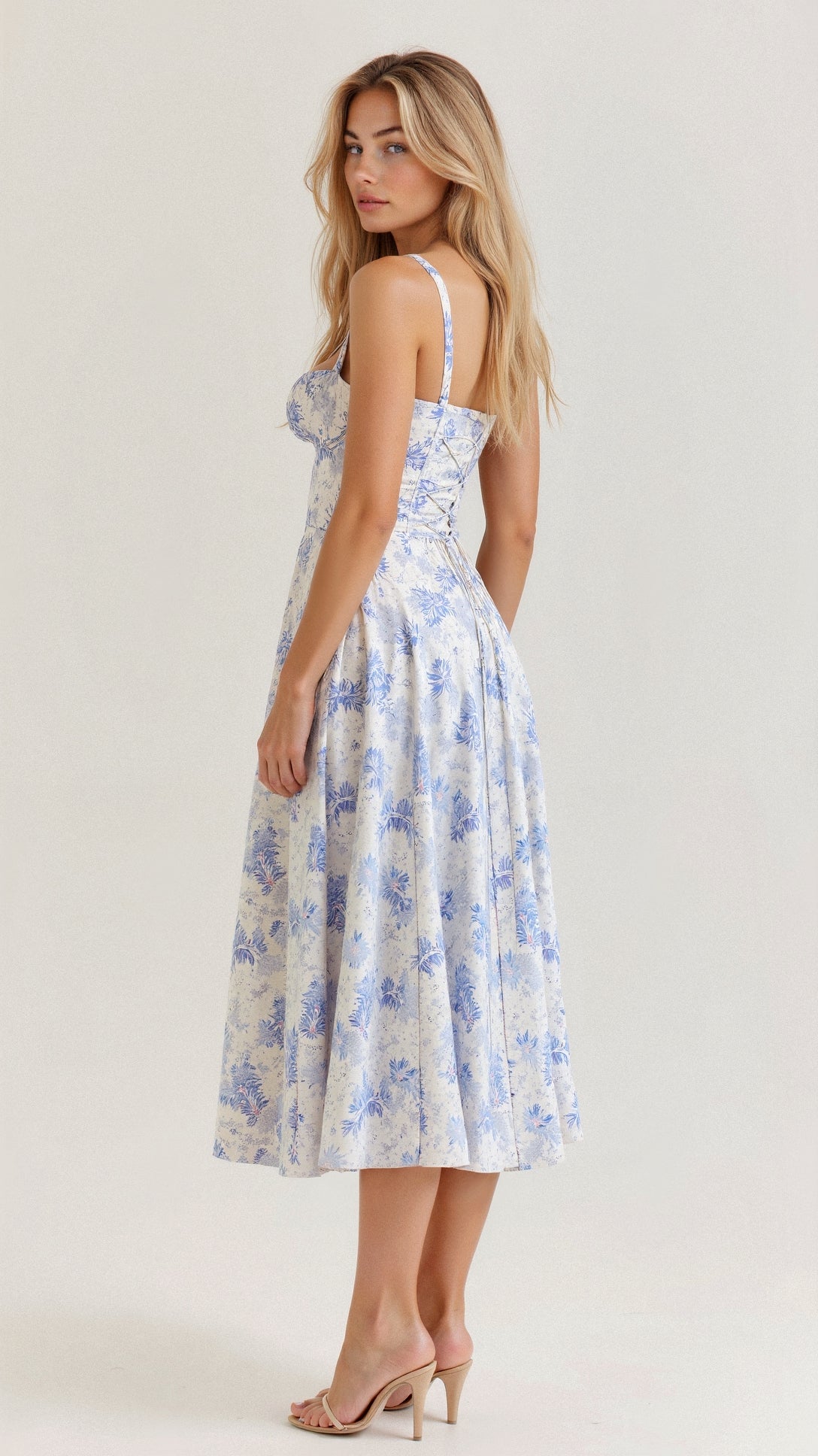 Elegantes Sommerkleid Mit Blumenmuster Für Damen | Mini